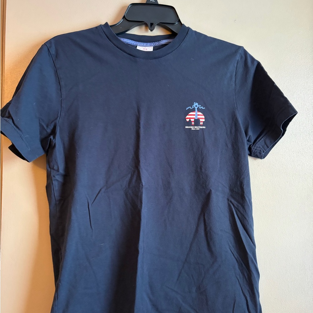 Brooks Brothers Dark Blue Short Sleeve Tee